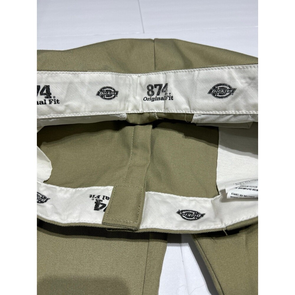Dickies Men's 34x30 Khaki Loose Fit Work Pants - Picture 5 of 7